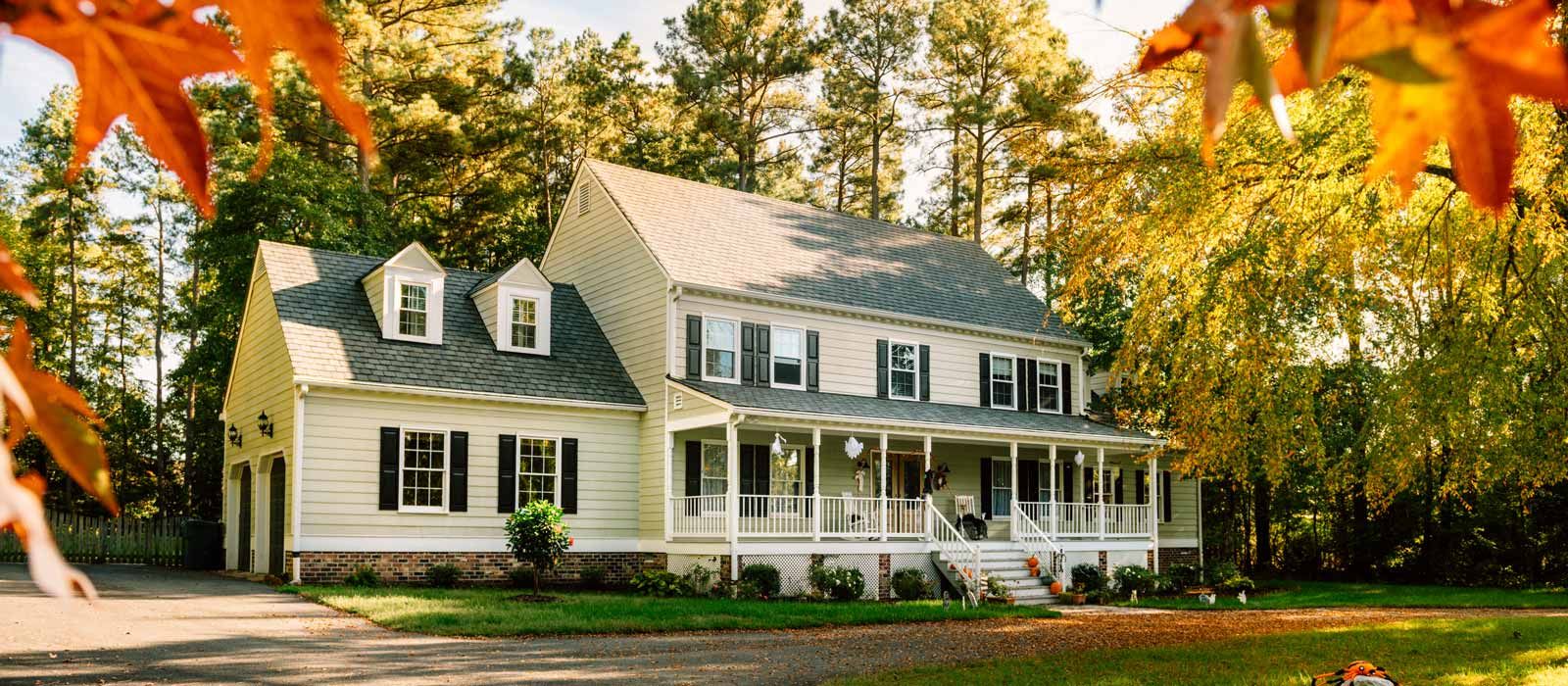 Wisconsin Home in Autumn