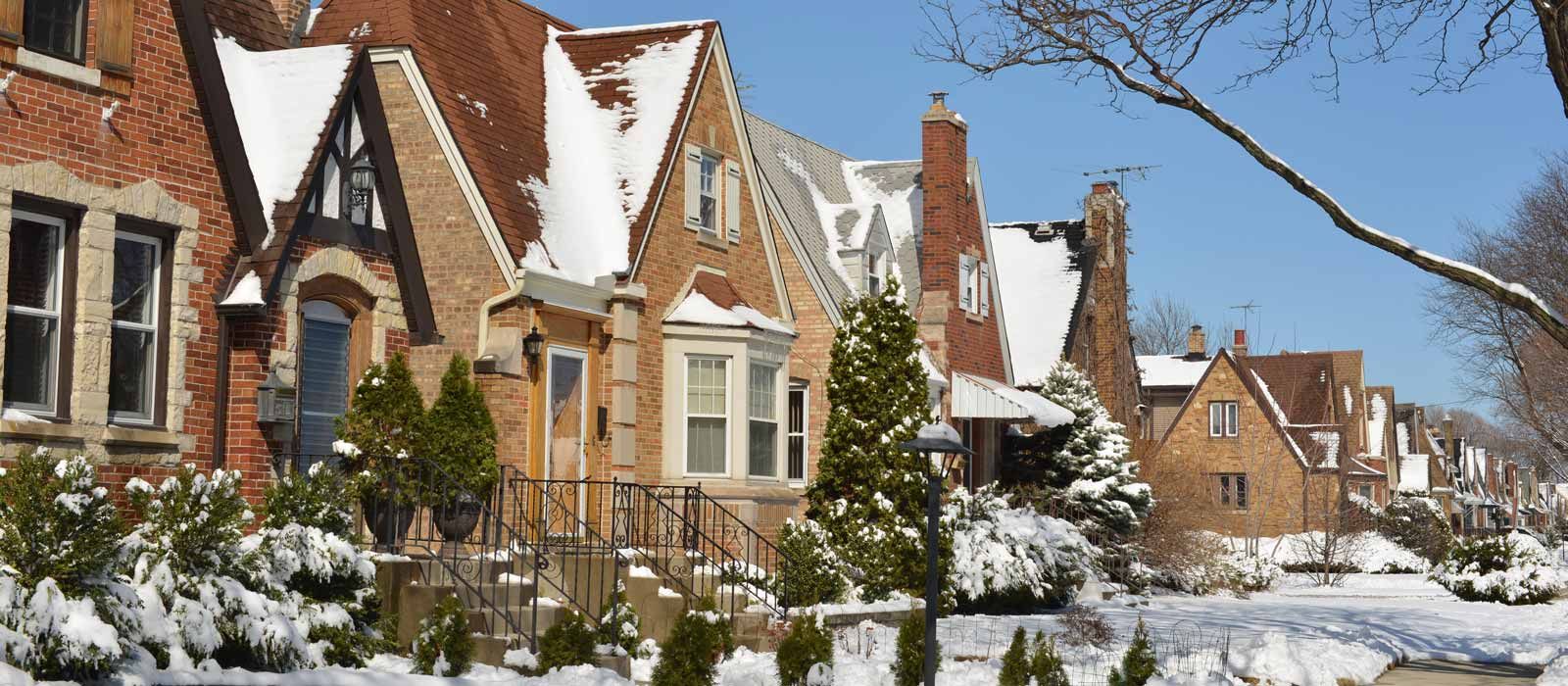 Wisconsin Home in Winter